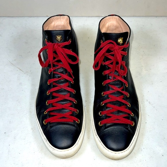 GUCCI TENNIS 1977 HI-TOP SNEAKERS F MEN - Picture 5 of 12